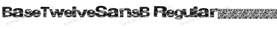 BaseTwelveSansB Regular字体转换